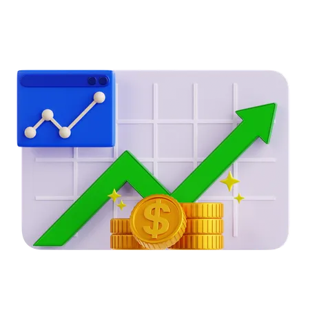 Profit  3D Icon