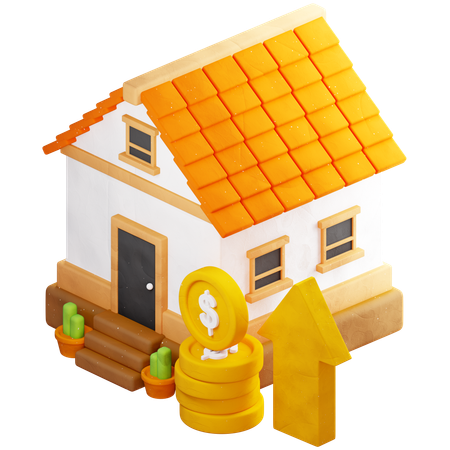 Beneficio de la casa  3D Icon
