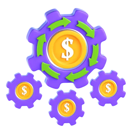 Benefit system  3D Icon