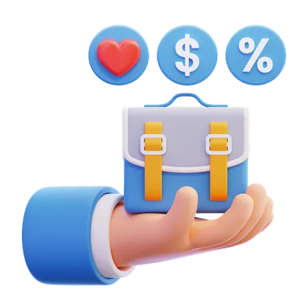 BENEFITS  3D Icon