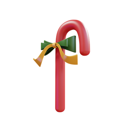 Bastão de doces de natal  3D Illustration