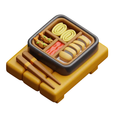 Bento  3D Icon