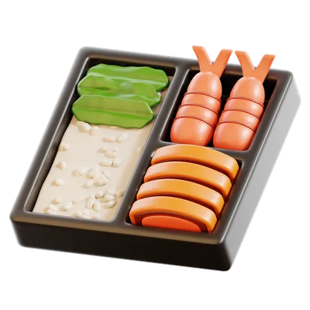 Bento  3D Icon