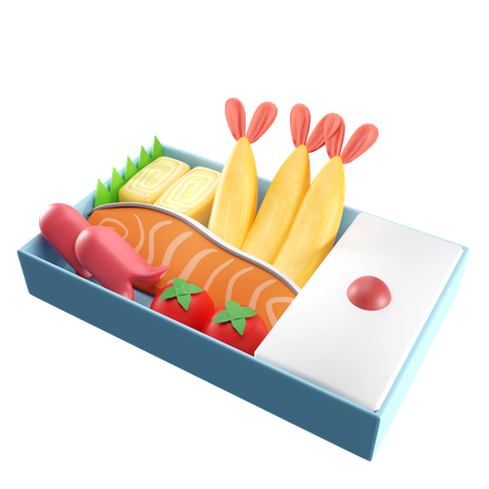 Bento  3D Illustration