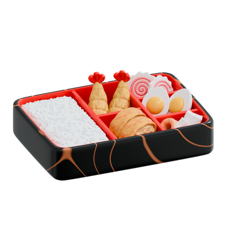 Bento-Box  3D Icon