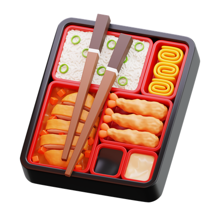 弁当箱  3D Icon