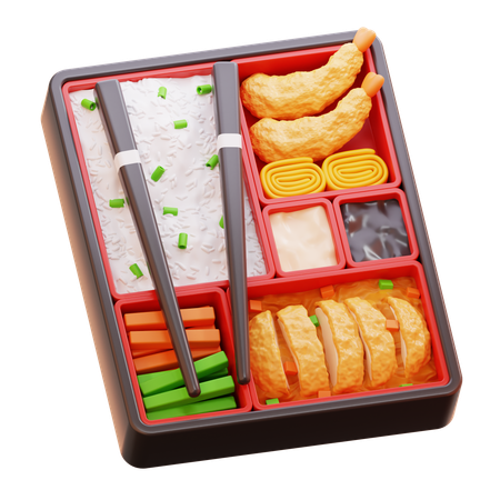 BENTO BOX  3D Icon