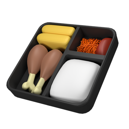 Bento-Mahlzeit  3D Icon