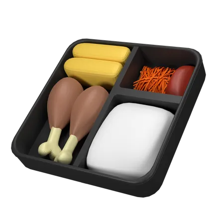 Bento-Mahlzeit  3D Icon