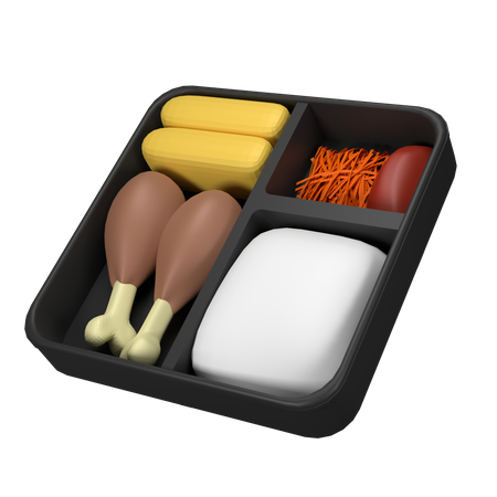 Bento Meal  3D Icon