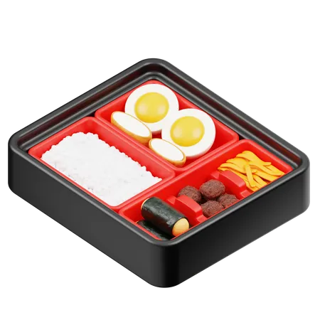 Bento misto  3D Icon