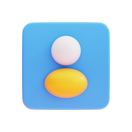 Benutzer  3D Icon