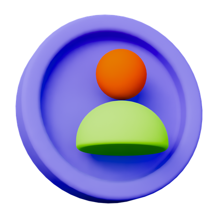 Benutzer  3D Icon