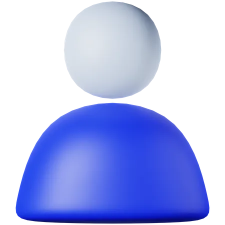 Benutzerprofil 3 D Symbol 3D Icon