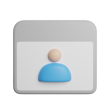 Benutzerbrowser  3D Icon