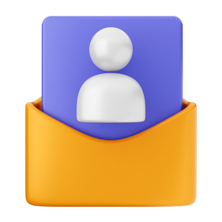 Benutzer-E-Mail-Nachricht  3D Icon