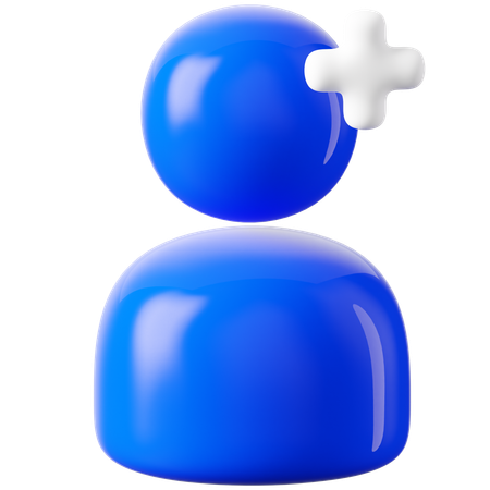 Benutzer hinzufügen  3D Icon