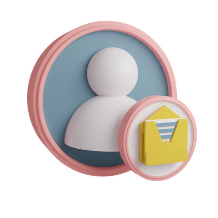 Benutzermail  3D Icon