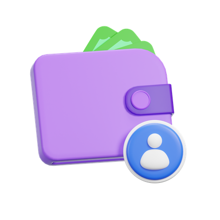 Benutzer-Wallet  3D Icon