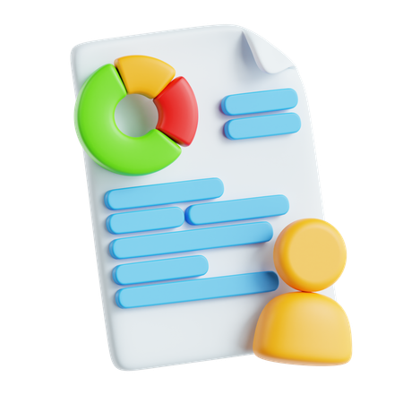 Benutzeranalyse  3D Icon