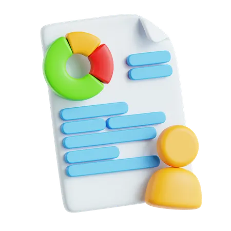 Benutzeranalyse  3D Icon