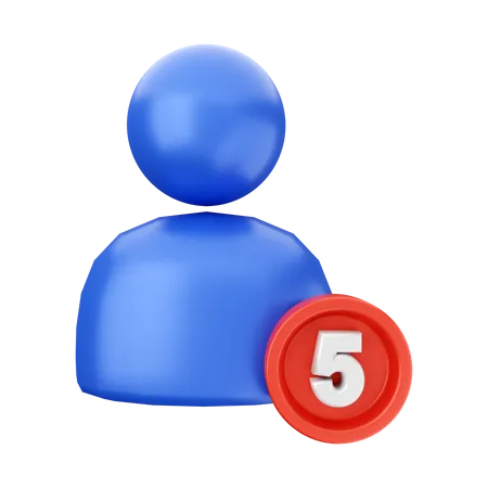 3 D Abbildung Des Benachrichtigungssymbols 3D Icon