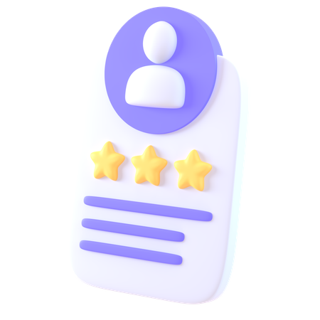 Benutzer-Bewertung  3D Icon