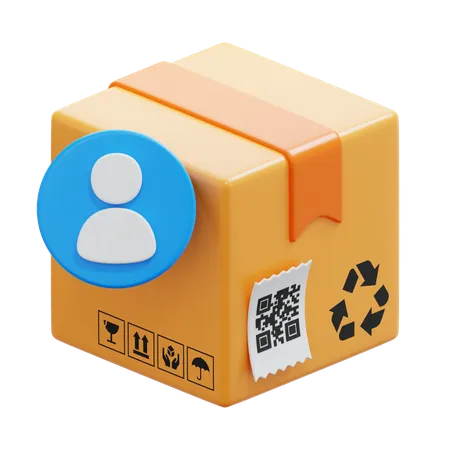 Benutzerbox  3D Icon