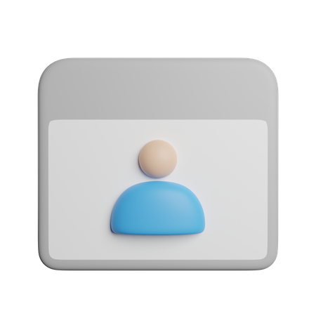 Benutzerbrowser  3D Icon