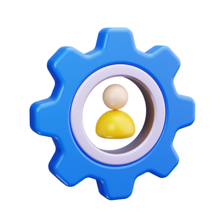 Benutzereinstellungen  3D Icon