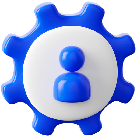 Benutzereinstellungen  3D Icon