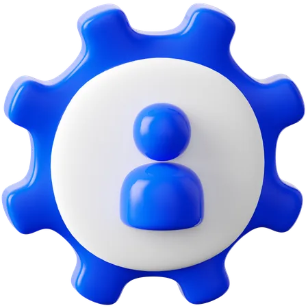 Benutzereinstellungen  3D Icon