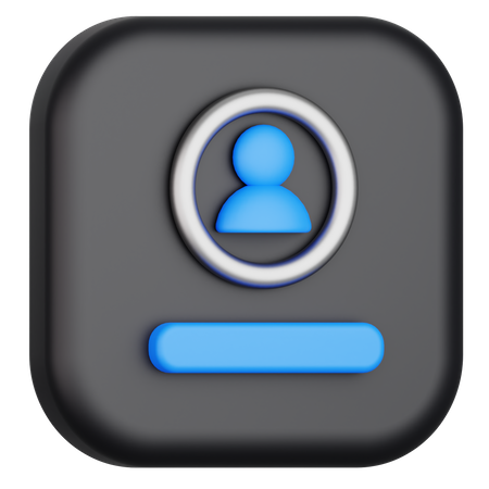 Benutzerkonto  3D Icon