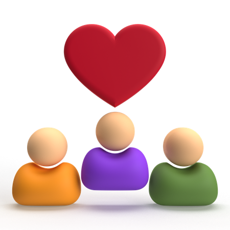 Benutzerliebe  3D Icon
