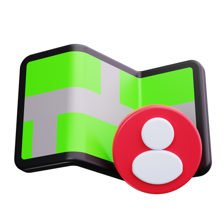 Benutzerstandort  3D Icon