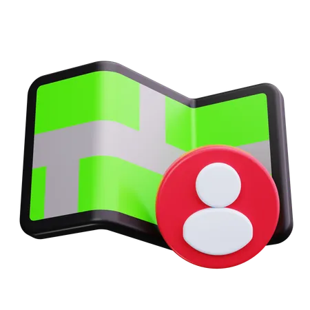 Benutzerstandort  3D Icon