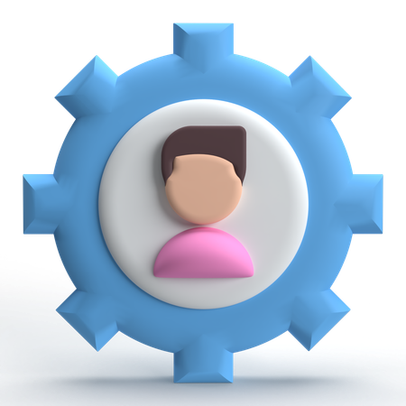 Benutzerverwaltung  3D Icon