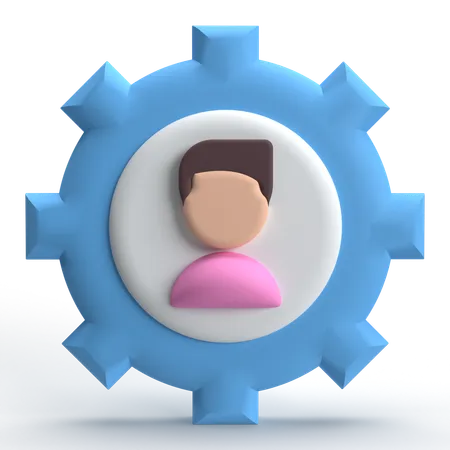 Benutzerverwaltung  3D Icon