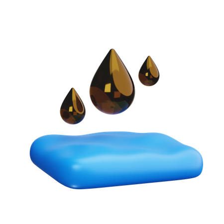 Benzin tropfen  3D Icon