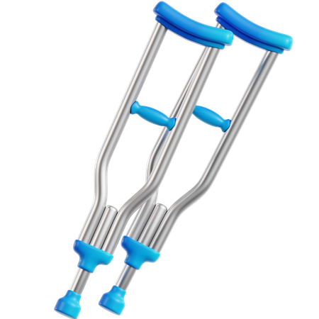 Béquille pour jambe  3D Icon