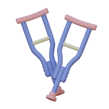 Béquilles  3D Icon