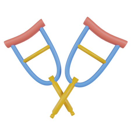 Béquilles  3D Icon