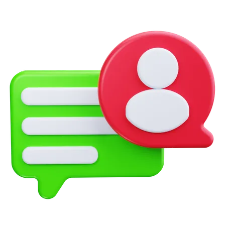 Beratungschat  3D Icon