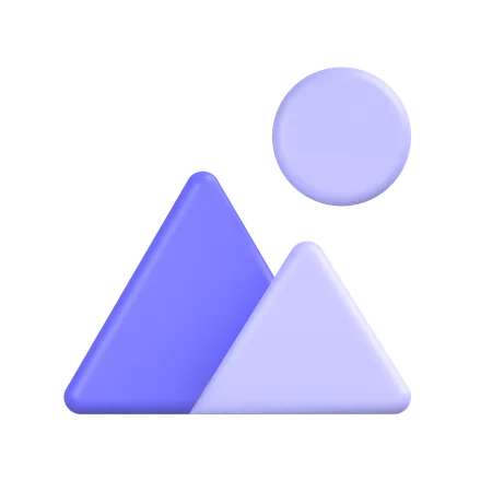 Berg  3D Icon