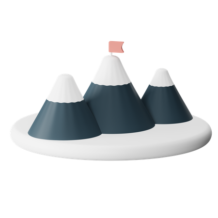 Berg  3D Icon