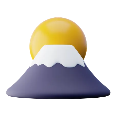 Berg Fuji  3D Icon