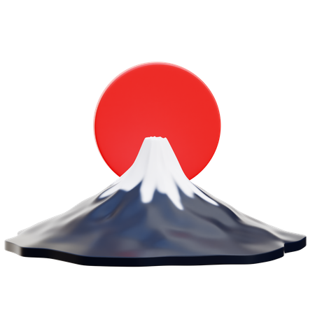 Berg Fuji  3D Icon