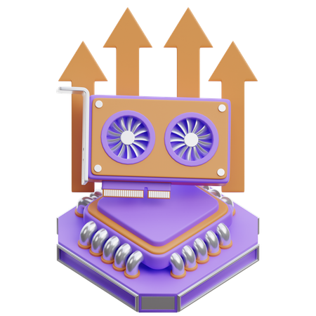 Upgrades für die Mining-Hardware  3D Icon