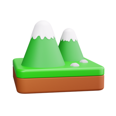 Berge  3D Icon