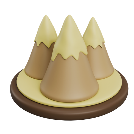 Berge  3D Icon